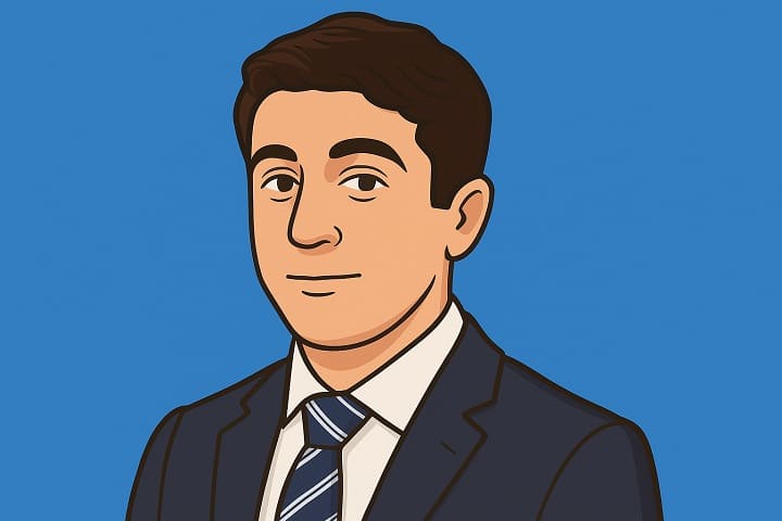 An AI illustrated image of David Daoud