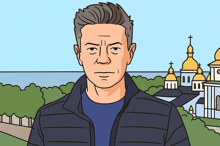  AI illustrated image of Ian Pannell