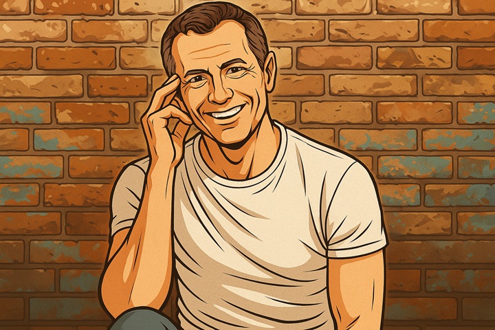 AI illustrated image of James Benson