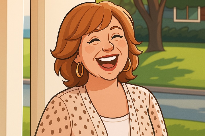 AI illustrated image of Joan Steffend