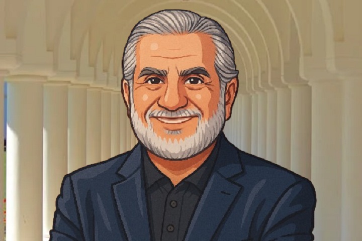 An AI illustrated image of Joe Germanotta