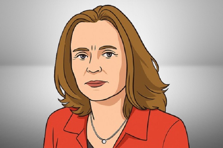 AI illustrated image of Michelle Cottle