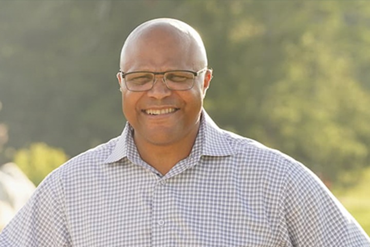 Shawn Harris, retired U.S. Army Brigadier General and Democratic candidate for Georgia’s 14th Congressional District, campaigning in northwest Georgia