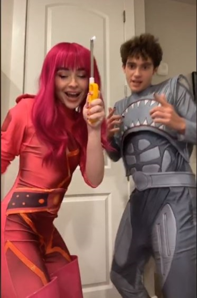 sabrina carpenter with rumored boyfriend joshua bassett