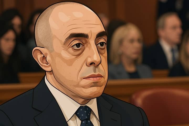 Erez Reuveni testifying in a 2025 congressional hearing on Trump-era immigration policies