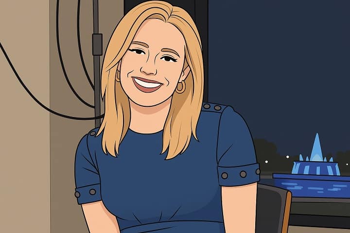 AI-Illustrated image of Olivia Reingold, independent journalist and correspondent for The Free Press in 2025, known for immersive storytelling and investigative reporting.